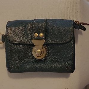 Vera Pelle Genuine Leather Small gray Wallet